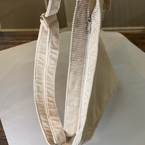 Corduroy Shoulder Bag Handbag Purse Shopping Reusable Large Shopper Tote - Picture 6 of 14